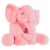 Happy Trails 80-SUM-170335 Elephant Stuffed Animal Plush Toy, Pink Perspective: back