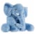 Happy Trails 80-SUM-170336 Elephant Stuffed Animal Plush Toy, Blue Perspective: back