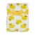 Cutie Pie® Ducks Plush Baby Blanket Perspective: back
