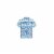 Caribbean Joe Short Sleeve Button Down Polyester Spandex Shirt Perspective: back