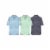 Caribbean Joe Men's Short Sleeve Marled Polo Shirt Perspective: back