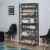 Flip Flop 67  High Folding Bookcase- Grey Perspective: back