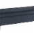 Velvet Upholstered Wooden Bench with Lift Top Storage& Tapered Feet in Navy Blue Perspective: back