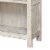 X Shape Back Bookcase with 3 Open Shelves and 1 Open Compartment, White Perspective: back