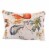 36 x 20 Inches King Size Pillow Sham with Fox and Owl Print, Multicolor Perspective: back