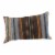 Stripe Pattern Cotton Quilt Set with 2 Pillows and 2 Quilt Shams,Multicolor Perspective: back