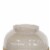 Glass Frame Vase with Tapered Body Design in White and Brass Perspective: back