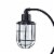 Metal Desk Lamp with Block Base and Glass Shade, Black- Saltoro Sherpi Perspective: back
