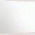Rectangular Wooden Mirror with Molded Trim Details, White Perspective: back