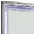 Wall Mirror with LED light and Wooden Frame, Silver Perspective: back