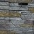 Gas Fire Pit with Lava Rocks and Control Panel, Brown- Saltoro Sherpi Perspective: back