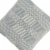 Drake 22 Inch Square Cotton Decorative Throw Pillow, Plaid, Sandy Blue Perspective: back