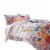 Tess Microfiber 2 Piece Twin Quilt Set, Peacock, Floral Print, Multicolor Perspective: back