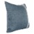 20 x 20 Accent Throw Pillow, Down Insert, Soft Blue Linen, 2 White Stripes Perspective: back