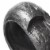 12 Inch Human Face Accent Decor, Metal, Life Like Appeal, Gray, Saltoro Sherpi Perspective: back