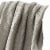 Nyx King Size Ultra Soft Cotton Thermal Blanket, Textured Feel, Taupe- Saltoro Sherpi Perspective: back