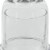 Set of 2 Medium Glass Serving Platters with Dome and Finial Handle, Clear- Saltoro Sherpi Perspective: back