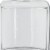 Set of 2 Large Glass Serving Platters with Dome and Finial Handle, Clear- Saltoro Sherpi Perspective: back