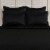 Kahn Hand Quilted Lumbar King Size Pillow Sham, Self Binding, Matte Black- Saltoro Sherpi Perspective: back