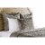 Lipa 92 x 96 Handmade Queen Quilt, Polyfill, Cotton Binding, Dessert Brown- Saltoro Sherpi Perspective: back