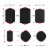 Bakeware  Matching 6 Pc Set Nonstick Cookie Sheet, Cake, Roasting, Loaf, Cupcake, and Cake Perspective: back