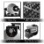 Electric Waffle Iron that Flips Nonstick Plates and Drip Pan for Overflow Easy Clean up Perspective: back