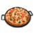 Cast Iron Pizza Pan Flat Skillet 14 Inch Grill Stove Campfire Frying Pan Perspective: back