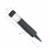 Solar Path Bollard Lights, Set of 6 Stainless Steel Black Outdoor Stake Lighting for Garden Perspective: back