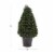 Artificial Cypress Topiary-37 Inch Tower Style Faux Plant in Sturdy Pot - Realistic Indoor or Perspective: back