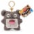 Zuru Fuggle Key Rings 5-inch Assortment Series 5 Scaresome Square Bear - Brown Perspective: back
