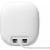 Google Nest GA03030 Wifi Pro 6e AX5400 Mesh Router - 1 Pack - Snow Perspective: back