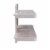 Furniture of America Brie Wood 2-Tier Floating TV Stand in Light Brown Perspective: back