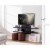 Furniture of America Brie Wood 2-Tier Floating TV Stand in Cappuccino Perspective: back