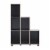 Furniture of America Chapin Wood 6-Compartment Bookcase in Cappuccino Perspective: back