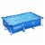 Bestway 8.5t x 5.5ft x 24in Rectangular Above Ground Pool Frame with Filter Pump Perspective: back