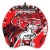 AIRHEAD 3 Triple Rider Lake Tube and Boat Tubing Booster Ball Towing System Perspective: back