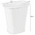 Sterilite 10528006 5.5 Gallon White Ultra Plastic Wastebasket Trash Can (6 Pack) Perspective: back