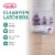 Sterilite 32 Quart Clear View Storage Container Tote w/ Latching Lid, (6 Pack) Perspective: back