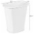 Sterilite 5.5 Gallon White Ultra Plastic Wastebasket Trash Can (12 Pack) Perspective: back