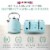 Haden Stainless Steel Retro Toaster & 1.7 Liter Stainless Steel Electric Kettle Perspective: back