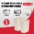 Rubbermaid 21 Quart Rectangular Kitchen Wastebasket Trash Can, Bisque (2 Pack) Perspective: back