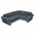 Intex Inflatable Couch Sectional, Gray & Intex Inflatable Couch Sectional, Beige Perspective: back