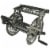 Liberty Garden Wall Mounted Heavy Aluminum Hanging Hose Reel w/ Guide (3 Pack) Perspective: back