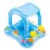 Intex Baby Float Inflatable Swimming Pool Kiddie Tube Raft (2 Pack) Perspective: back