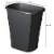 Sterilite 10529006 5.5 Gal Ultra Plastic Wastebasket Trash Can, Black (6 Pack) Perspective: back