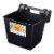 Little Giant HF15BLACK 15 qt. Mountable Plastic Hook Feeder, Black (4 Pack) Perspective: back