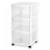 Sterilite 3 Drawer Rolling Caster Wheel Home Organizer Storage Cart (2 Pack) Perspective: back