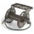 Liberty Garden 125 Foot Steel Decorative Garden Hose Wall Mounted Reel (3 Pack) Perspective: back