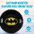 Slippery Racer Downhill Pro Round Batman Plastic Saucer Disc Snow Sled (2 Pack) Perspective: back