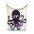 3 Sprouts Baby Laundry Hamper for Nursery, Octopus & Playroom Toy Chest, Whale Perspective: back